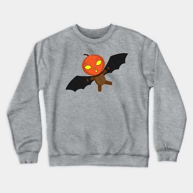 Pumpkin bat Crewneck Sweatshirt by KopuZZta 